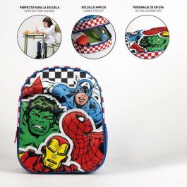 Mochila infantil 3D avengers 25.0 x 31.0 x 10.0 cm Mochila infantil 3D avengers 25.0 x 31.0 x 10.0 cm