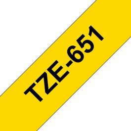 Brother TZe Cinta Laminada 24mm Negro sobre Amarillo P-touch, Resistente a Abrasión, Temperatura, Agua y Químicos Precio: 9.5000004. SKU: B1C8SV99V9