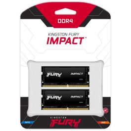 Kingston SO3200 FURY Impact Kit 64GB (2x32GB) DDR4 3200MT/s CL20 SODIMM para Portátil