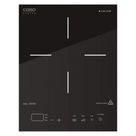 PLACA DE INDUCCIÓN CASO DESIGN S-LINE 2100 - 2100W - 12 NIVELES POTENCIA Y TEMPERATURA - TEMPORIZADOR - PANTALLA DIGITAL SENSOR TÁCTIL
