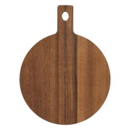 Home Deco Factory Tabla de Acacia Redonda o Cuadrada para Cortar o Servir - Colección Cocooning
