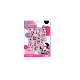 Cerdá Pack de Pegatinas Disney Minnie Mouse para Niños 3+ Años Rosa - 18x25 cm