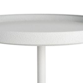 Mesita Blanco Metal 40 X 40 X 58 cm