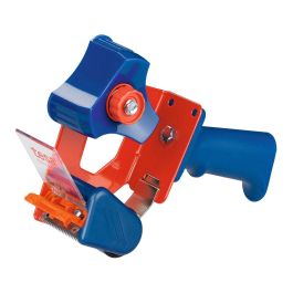 Tesa Dispensador De Cintas De Embalaje Tesapack Economy 6300 Para Rollos De 66M Rojo-Azul