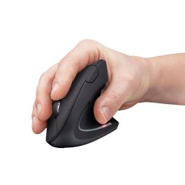 Trust Ratón Vertical Ergonómico Inalámbrico Óptico con Sensibilidad Ajustable 800/1200/1600 DPI, Receptor USB y 10 m Alcance Trust Ratón Vertical Ergonómico Inalámbrico Óptico con Sensibilidad Ajustable 800/1200/1600 DPI, Receptor USB y 10 m Alcance