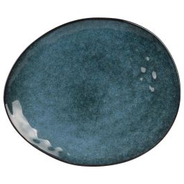 Home Deco Factory Plato Gres Azul Natural Colección 27,5 cm