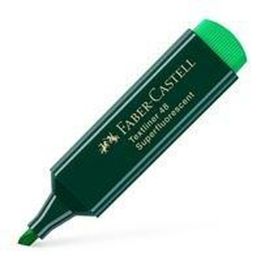 Set de Marcadores Fluorescentes Faber-Castell Textliner 48 Verde (10 Unidades)