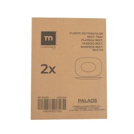 Fuente rectangular de opalina Palaos 30.5 cm - La Mediterranea (12 Unidades) Fuente rectangular de opalina Palaos 30.5 cm - La Mediterranea (12 Unidades)