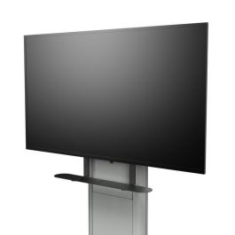 SMS EVER Estante Metálico Bajo Pantalla Telescópico 55-85" para Barra Sonido Cámara y Otros Equipos. Compatible Soportes.