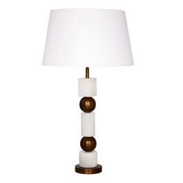 DKD Home Decor 1c25 Lámpara de Sobremesa de Acero y Mármol Bronce Blanco, Colección India lamps Item Home, 50x87x50cm E27 Precio: 190.50000057. SKU: B17477A5KQ