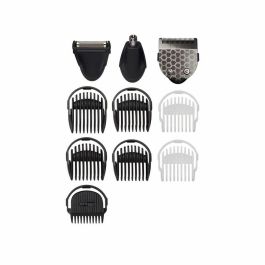 Babyliss MT727E Recortadora Multifunción 10 en 1 para Barba y Cuerpo, Cuchillas Titanio Carbono, Inalámbrica 60 Min