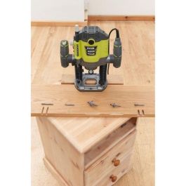 Ryobi RRT1600-K Router 1600W con 5 Cortadores, Pinzas 8/6mm, Arranque Suave, Incluye Estuche
