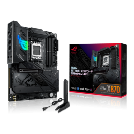 ASUS ROG STRIX X870-F GAMING WiFi AMD X870 Zócalo AM5 ATX ASUS ROG STRIX X870-F GAMING WiFi AMD X870 Zócalo AM5 ATX