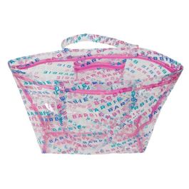 Bolso Mujer Barbie Logomania Transparente Rosa claro 54 x 35 x 17 cm