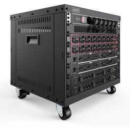 Digitus Rack para Equipos Universal de 19 pulgadas, con Ruedas, 8U, 136kg, Acero Negro