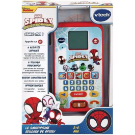 Vtech Spidey Teléfono Inteligente Educativo para Aprender y Jugar con Personajes de la Serie