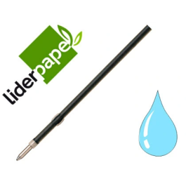 Liderpapel Recambio Bolígrafo Gummy Touch Retractil 1,0 mm Tinta Celeste Bolsa de 10 Unidades Precio: 1.49999949. SKU: B1DL5A3J99