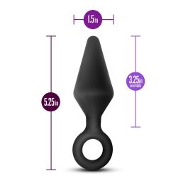 Plug Anal Blush Adventures Negro (8,2 cm) Plug Anal Blush Adventures Negro (8,2 cm)