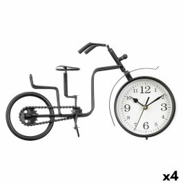 Reloj de Mesa Bicicleta Negro Metal 33 x 21 x 4 cm (4 Unidades) Precio: 77.50000027. SKU: B1CETETAK8