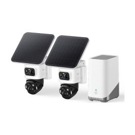 Anker eufyCam S4 2-Cam Kit Cámara de Seguridad IP Exterior Inalámbrico Resolución 4K Con Sensor de Movimiento Kit con 2 Cámaras Negro Blanco