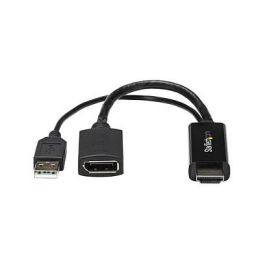 Adaptador DisplayPort a HDMI Startech HD2DP Negro 4K