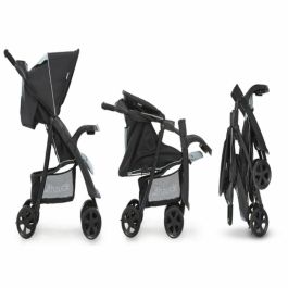Hauck Silla de Paseo Shopper Neo II Caviar Plata - Plegado Compacto con una Mano, Reclinable, Gran Cesta, Desde el Nacimiento