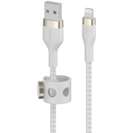 Cable USB a Lightning Belkin CAA010BT2MWH Blanco 2 m