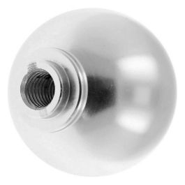 OCC Motorsport OCCPOM003 Pomo Palanca de Cambios Redondo Aluminio Plata Ajuste Universal para Coche Deportivo