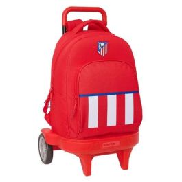 Mochila Safta Grande Con Ruedas Compact Evolution Extraible Atletico De Madrid 450x330x220 mm