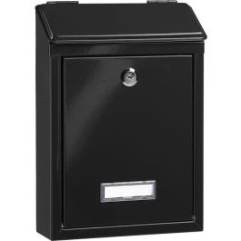 Burg Wachter Missive 1 puerta de puerta - Muro - Acero galvanizado - Negro Burg Wachter Missive 1 puerta de puerta - Muro - Acero galvanizado - Negro