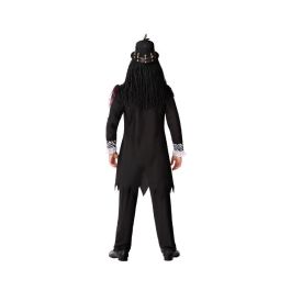 Disfraz Vudu Brujo Hechicero Hombre Adulto Halloween. Aterrador conjunto con Chaqueta símil pieles y huesos, Pantalón. Talla XS-S Multicolor Disfraz Vudu Brujo Hechicero Hombre Adulto Halloween. Aterrador conjunto con Chaqueta símil pieles y huesos, Pantalón. Talla XS-S Multicolor