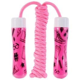 Jeux 2 momes Cuerda Saltar / Comba Rosa, Azul 2 Metros Para Niños Mayores de 3 Años Colección Seche Pleure