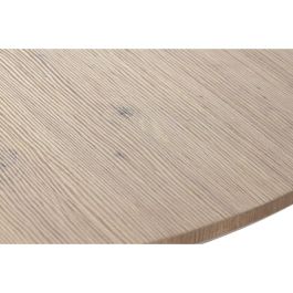 Mesa de Comedor Home ESPRIT Blanco Marrón Hierro Madera MDF 120 x 120 x 75 cm Mesa de Comedor Home ESPRIT Blanco Marrón Hierro Madera MDF 120 x 120 x 75 cm