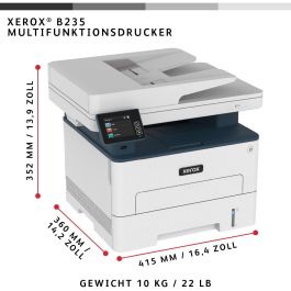 Xerox B235 Multifuncional Láser Blanco y Negro 4 en 1 A4 34 ppm LAN WiFi Duplex ADF Copia Escaneo Fax