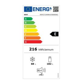 Frigorífico combinado BEKO RDNT271I40WN Blanco Frigorífico combinado BEKO RDNT271I40WN Blanco
