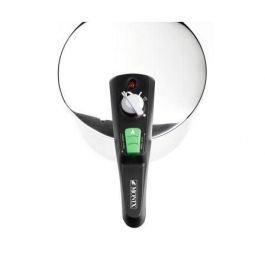 Monix M560002 Olla a Presión Quick de Acero Inoxidable 18/10 - Capacidad 6 Litros, Diámetro 22 cm, Mango de Tijera, 2 Niveles de Presión