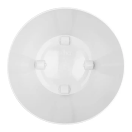 Elho Maceta redonda Bruselas Wheels 47 - Blanco - Ø 47 x H 44 cm - interior - 100% reciclado