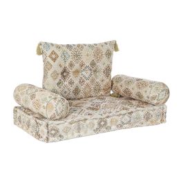 Sillon DKD Home Decor Beige 50 x 55 x 90 cm Set de 4