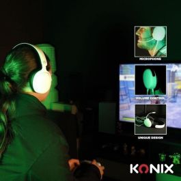 Konix Auriculares Gaming Supraaurales Nexus para Xbox Series X|S con Micrófono, Altavoces de 40mm y Conector 3.5mm
