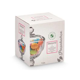 Pasabahce Bombonera con Pie Diamond 11 cm x 15 cm x 11 cm Transparente Vidrio (Set de 10)