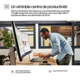 HP 534pm Monitor de Conferencias USB-C WQHD de 34 pulgadas Series 5 Pro con IA para Reuniones sin Distracciones y Pantalla Ultra Ancha