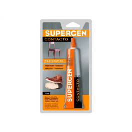 Supergen Pegamento de Contacto 75 ml - Adhesivo Resistente y Flexible para Bricolaje, Reparación, Madera, Moqueta, Caucho y Tejidos Precio: 44.89000054. SKU: B1HLRZ65PJ