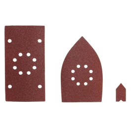 Ryobi 30 Hojas Abrasivas para Lijadora Multifunción Surtido 10x1/3 Hoja + 10 Triángulos + 10 Dedos