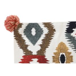 DKD Home Decor Funda de Cojín Multicolor 50x50 cm de Poliéster con Cremallera