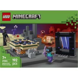 Lego Minecraft Juego de Construccion El Viaje Por El Nether y el Portal Al End Edad Minima Recomendada: 6 Años