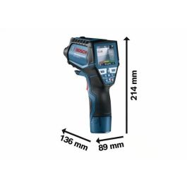 Bosch Professional GIS 1000 C 0601083301 - Detector de calor con batería 12V 2.0Ah, tarjeta inicio rápido, cable USB en L-Boxx