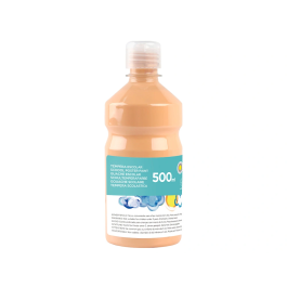 Liderpapel Témpera Líquida Escolar Superlavable 500 ml Carne