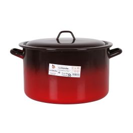 Olla Recta con Tapa Fuego 30 cm 12L - La Estrella (4 Unidades) Olla Recta con Tapa Fuego 30 cm 12L - La Estrella (4 Unidades)