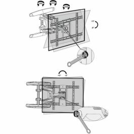 Stell SHO 7620 Soporte de TV delgado, ajuste extensible, de Acero Stell SHO 7620 Soporte de TV delgado, ajuste extensible, de Acero