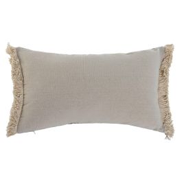 Cojin Boho DKD Home Decor Natural Gris 8 x 30 x 50 cm